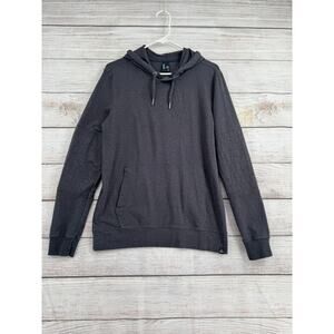 prAna Breathe Hoodie Sweatshirt Mens Small Gray Stretch Organic